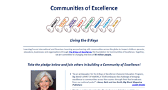 Desktop Screenshot of communitiesofexcellence.org